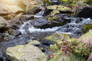 Clear mountain river