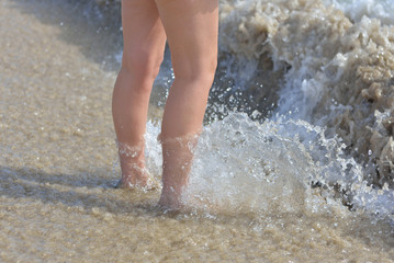 vacances les pieds dans l'eau