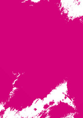 Dark pink grunge background in A4 dimensions. Pink toned blank and abstract vintage texture - Eps10 vector graphic and illustration