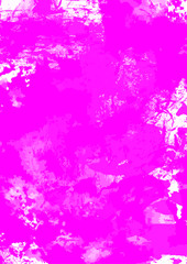 Magenta-Fuchsia grunge background in A4 dimensions. Pink toned blank and abstract vintage texture - Eps10 vector graphic and illustration