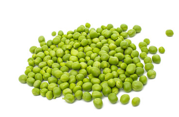 green peas isolated