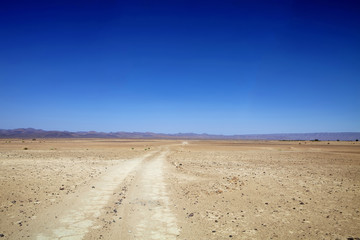 endless journey Moroccan desert