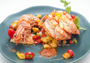 Dishes of Thailand and China international cuisine isolated on white