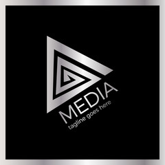 Media Spiral Play Logo