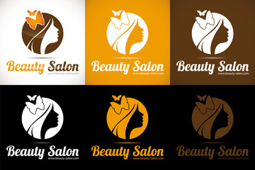 logo salon beauté esthétique coiffure 