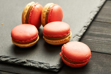 French delicious dessert macaroons