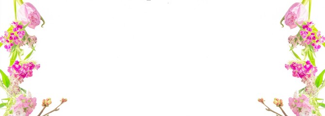 Flowers Background Banner Big