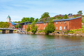 Obraz premium Helsinki, Finland. Suomenlinna in a summer day