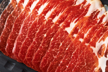 Dried pork meat
