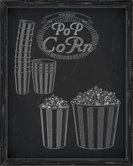 Beautiful big and small striped carton box full of delicious & f