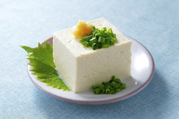 冷奴　Japanese cold tofu