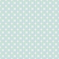 Seamless polka dot retro simple white circles on light blue background