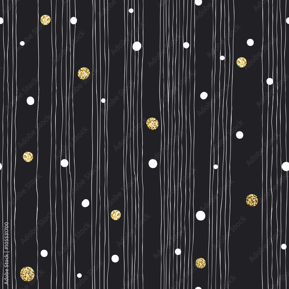 Poster abstract hand drawn seamless pattern on white background with bl