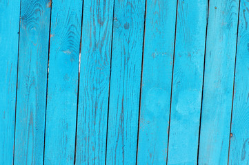 Blue bright  textural wooden background