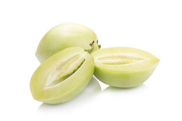 pepino melon on white background