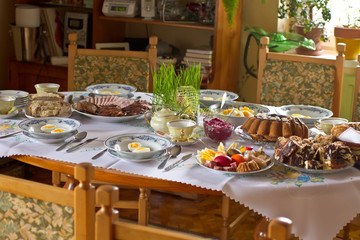 Easter Polish traditional table