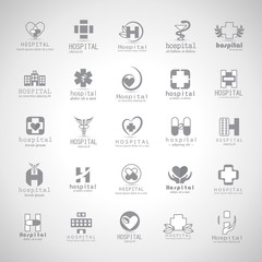 Hospital And Medical Icons Set-Isolated On Background-Vector Illustration,Graphic Design.For Web,Websites,Print,App,Presentation Templates,Mobile Applications And Promotional Material,Collection