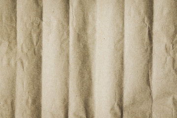 Brown crumpled paper texture for background  design