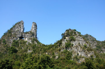 The beautiful mountains scenery
