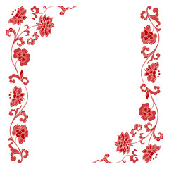 Vintage hand drawn frame