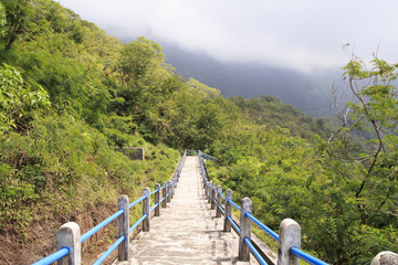 Crater of mount galunggung