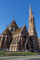 Fototapeta na wymiar Reformed Church in Budapest, Hungary