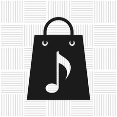 musical sound icon design 