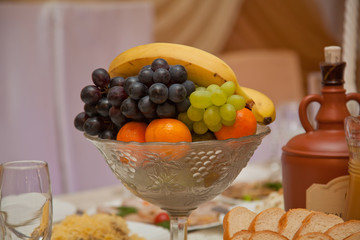 fruit bowl on the table