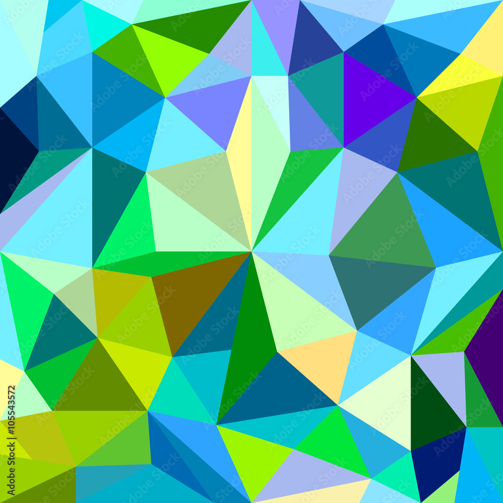 Poster Abstract background of different color figures. Template for a t