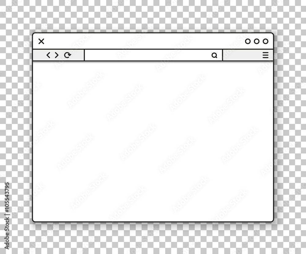 Poster opened browser window template. past your content into it