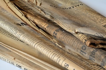 Gazeta przy porannej kawie