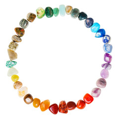 circumference from natural mineral gemstones