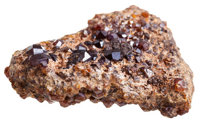 druse of Andradite (Melanite, garnet) crystals