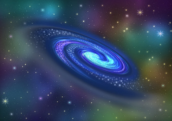announcement on space background © k_hlinka