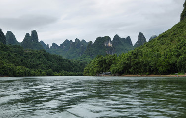Karst mountains around Li river