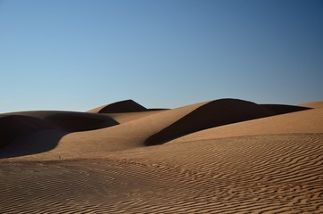 Fototapeta na wymiar Sand dunes and ripples