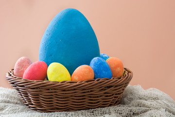 Easter eggs background
