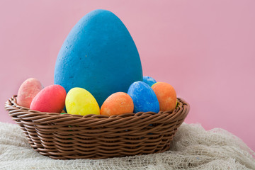 Easter eggs background
