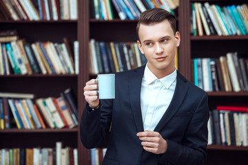 Photo of young stylish man