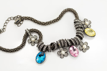 Close up of beautiful shining crystals