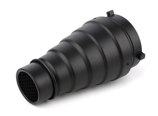 Conical snoot with grid