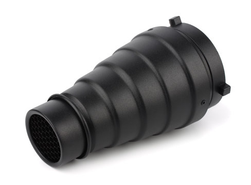 Conical snoot with grid