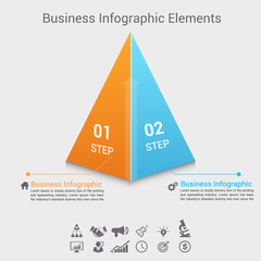 Business Infographics Vector illustration. can be used for workflow layout, banner, diagram, number options, step up options, web design.