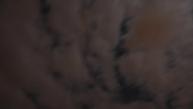 4K Winter Northern Sky Stars Timelapse with Clouds