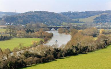Naklejka premium The RiverThames in England