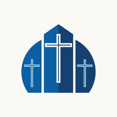 Obraz premium The Christian Bible logo