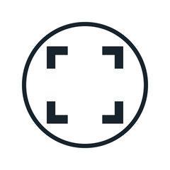 Obraz premium focusing icon