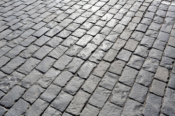 Stone pavement texture