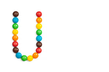 The letter U