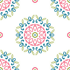 Fototapeta na wymiar Vintage universal different seamless eastern patterns (tiling). Endless texture can be used for wallpaper, pattern fill, web page background, surface textures clothes. Retro geometric ornament.